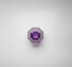 Purple Angular Faceted Vase