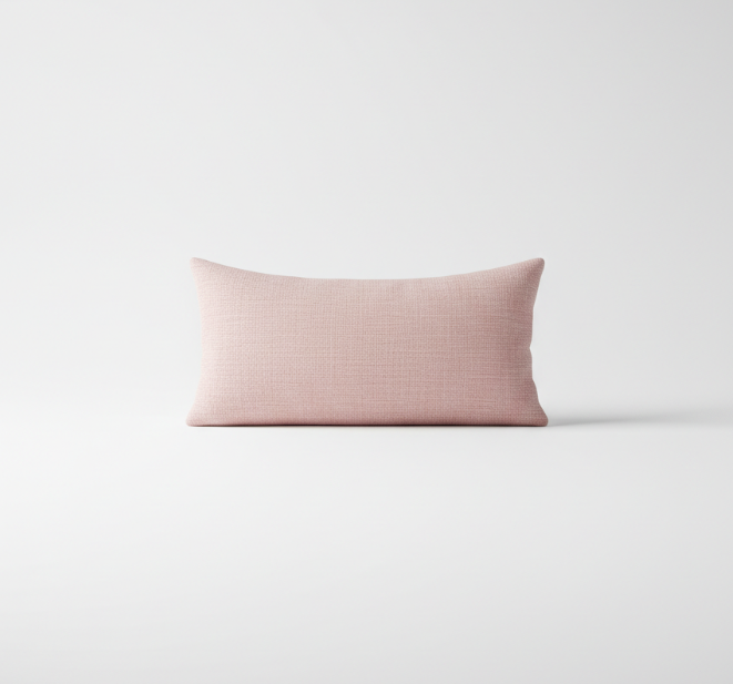Pink Lumbar Linear Pillow