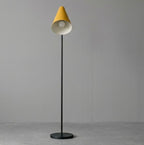 Yellow Cone Floor Lamp