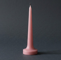 Pink Conical Taper Candle