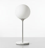 White Globe Table Lamp