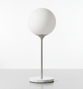 White Globe Table Lamp