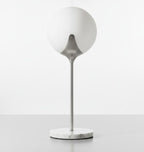White Globe Table Lamp