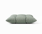Green Tufted Square Pillow