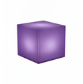 Purple Cube Accent Lamp