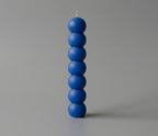 Blue Stacked Sphere Candle