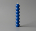 Blue Stacked Sphere Candle